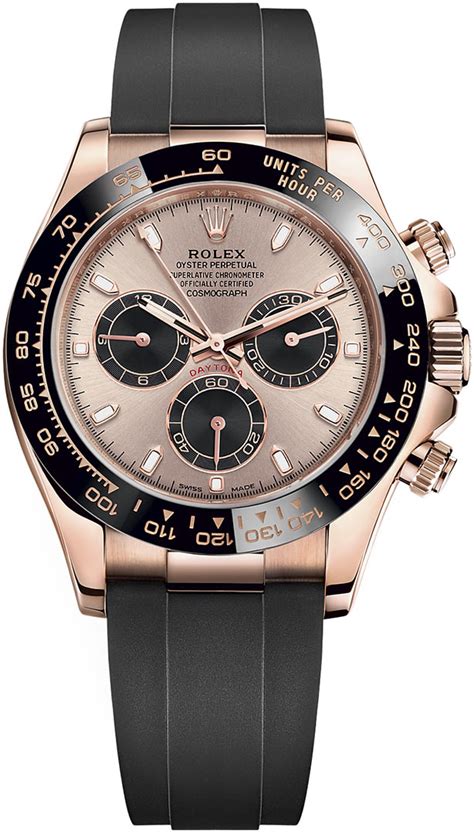 Rolex Daytona 40mm 116515 Everose Gold Oysterflex Sundust 